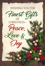 Load image into Gallery viewer, F43151 - JOY TO THE WORLD - KJV/NIV