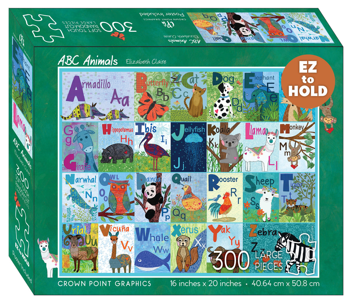 92518 - ABC ANIMALS - 300 PC PUZZLE – McBeth Corporation