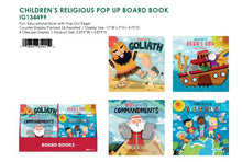 Load image into Gallery viewer, 134499 - POP UP BOARD BOOKS - BIBLE STORIES - 1 EA OF 4