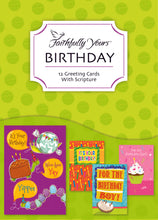 Load image into Gallery viewer, F23467 - Faithfully Yours Kids Birthday - Birthday 12 Cards with KJV Scripture