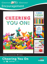 Load image into Gallery viewer, G3213 - WARNER PRESS Cheering You On Encouragement Cards 12 Cards w/NIV Scripture