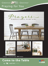 Load image into Gallery viewer, G3263 - WARNER PRESS Come To The Table - Praying For You 12 Cards W/NIV Scripture