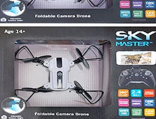 Load image into Gallery viewer, RC125 - SKY MASTER FOLDABLE CAMERA DRONE 1080P Recording RC125 2.4 GHZ Age 14+ - (1)
