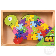 Load image into Gallery viewer, 89907 - Wooden Turtle Chunky Puzzle