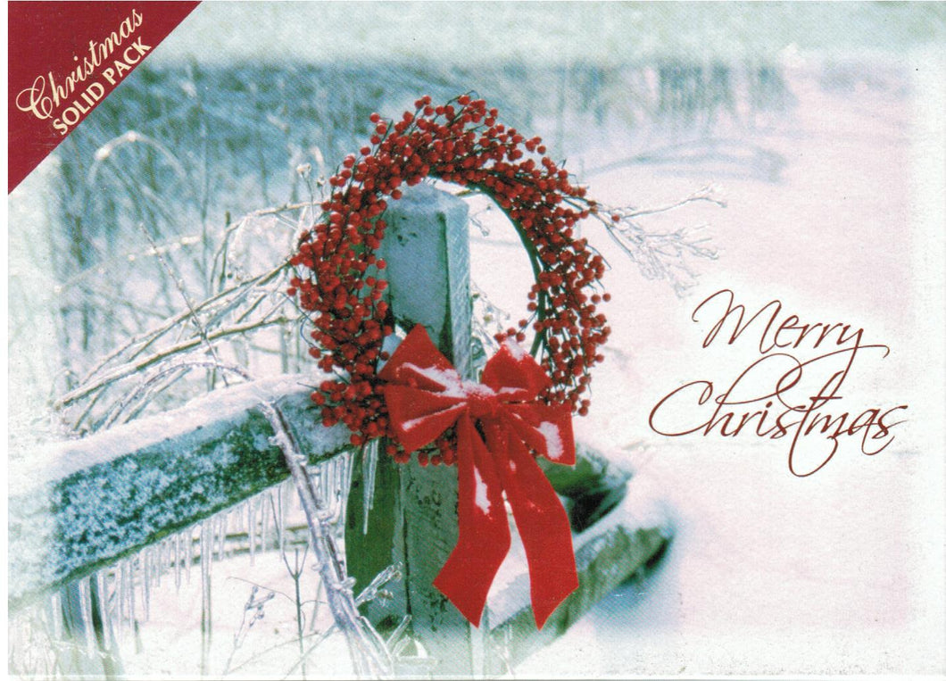 H14062 CHRISTMAS ICY WREATH - KJV