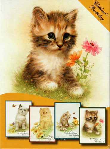 H14397 - CHILDS BIRTHDAY - CUDDLY KITTENS - KJV