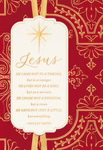 Load image into Gallery viewer, DSH1013 - RED AND GOLD JESUS - NRSV