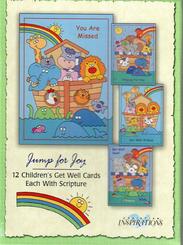 F22632 - CHILD GET WELL - JUMP FOR JOY