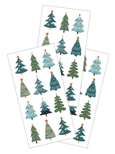 2415E - STICKER - CHRISTMAS TREES