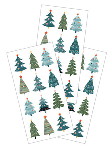 2415E - STICKER - CHRISTMAS TREES