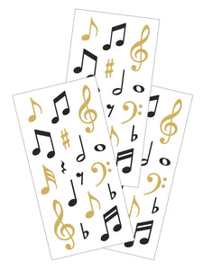 2420E - STICKER - MUSIC NOTES