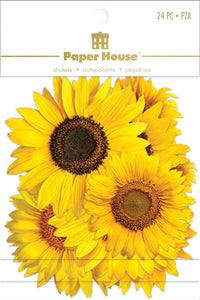 3003E - DIE CUT STICKERS - SUNFLOWER