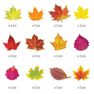 3005E - DIE CUT STICKERS - FALL LEAVES