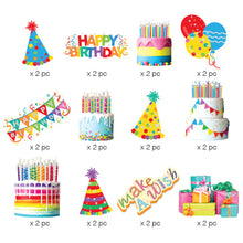 Load image into Gallery viewer, 3023E - DIE CUT STICKERS - BIRTHDAY