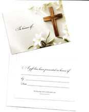 Load image into Gallery viewer, 40068 - IN HONOR CARDS - CROSS - PACK OF 6
