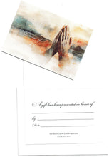 Load image into Gallery viewer, 40069 - IN HONOR CARDS - PRAYING HANDS - PACK OF 6