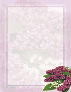 41744 - DESIGNER PAPER - LILACS