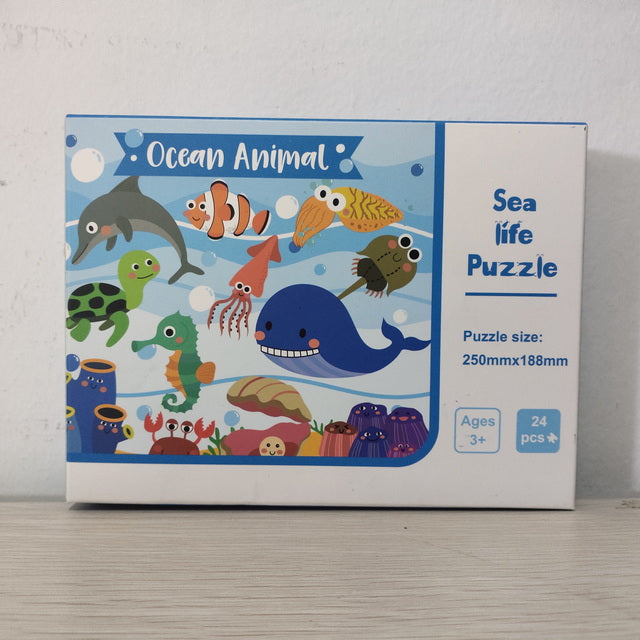 51439 - SEA LIFE PUZZLE - 24 PIECE – McBeth Corporation