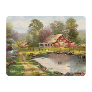 55048 - CUTTING BOARD - THOMAS KINKADE - RED BARD