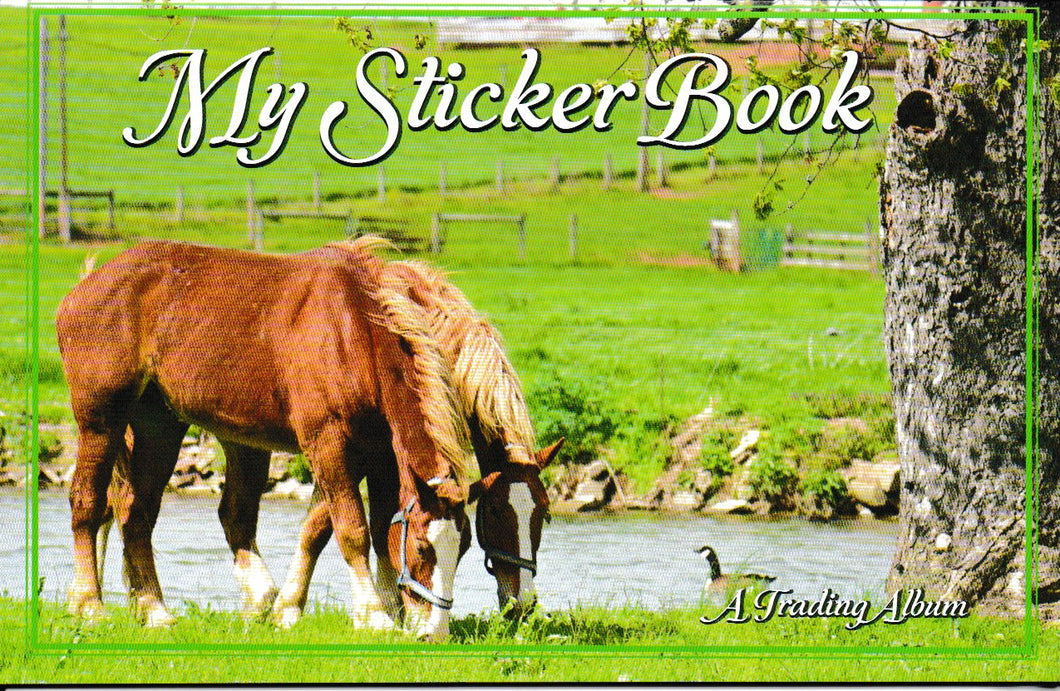 60184 - TRADING STICKER BOOK - MEADOW SPRING