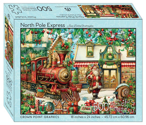 82556 - NORTH POLE EXPRESS - 500 PC PUZZLE