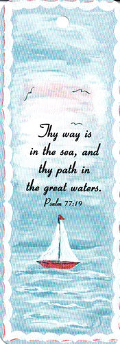 92147 - BOOKMARK - SAILBOAT - PACK OF 100