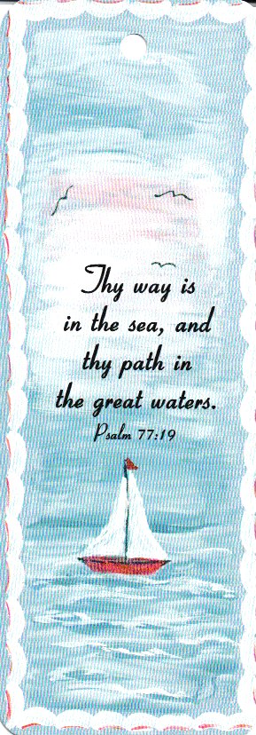 92147 - BOOKMARK - SAILBOAT - PACK OF 100