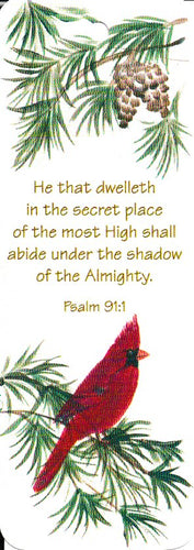 92151 - BOOKMARK CARDINAL - PACK OF 100