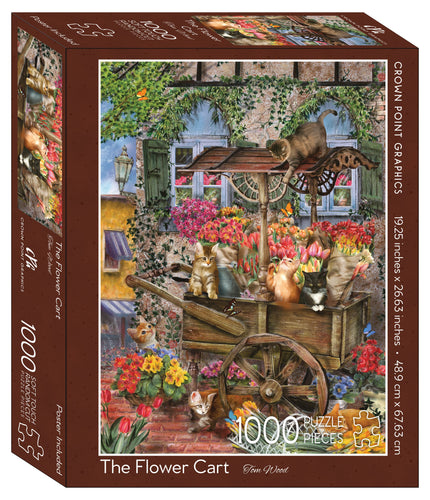 92246 - THE FLOWER CART - 1000 PC PUZZLE