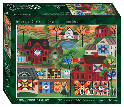 92512 - MAMAS COLORFUL QUILTS - 1000 PC PUZZLE