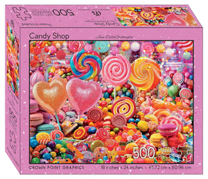 92522 - CANDY SHOP - 500 PC PUZZLE