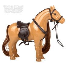 Load image into Gallery viewer, 95486 - 7" HORSE WITH HAIR AND ACCESSORIES