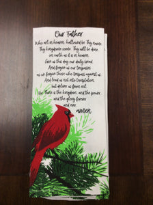 DKT23221 - KITCHEN TOWEL - CARDINAL, LORD PRAYER