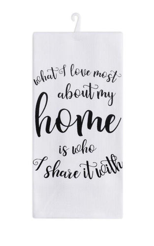 DKT3017 - KITCHEN TOWEL - WHAT I LOVE ABOUT HOME