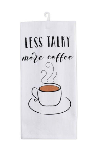 DKT3026 - KITCHEN TOWEL - LESS TALKY, MORE COFFEE