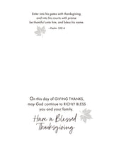 Load image into Gallery viewer, F01472 - Thanksgiving Blessing - KJV
