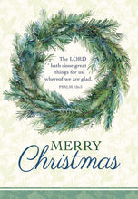 Load image into Gallery viewer, F03467 - Christmas Wreaths - KJV