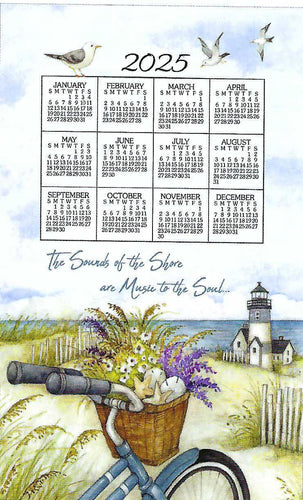 F3471 - Seashore - 2025 Calendar Towel