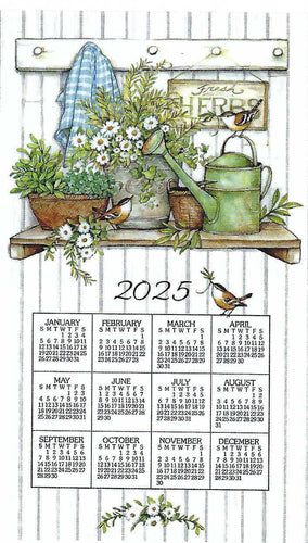 F3478 - Fresh Herbs - 2025 Calendar Towel