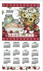 F3555 - Apple Pie - 2026 Calendar Towel