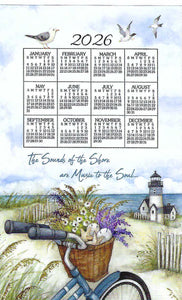 F3559 - Seashore - 2026 Calendar Towel