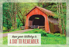 Load image into Gallery viewer, F99061 - BIRTHDAY - COVERED BRIDGE
