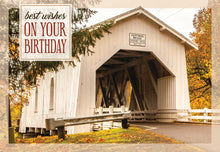 Load image into Gallery viewer, F99061 - BIRTHDAY - COVERED BRIDGE