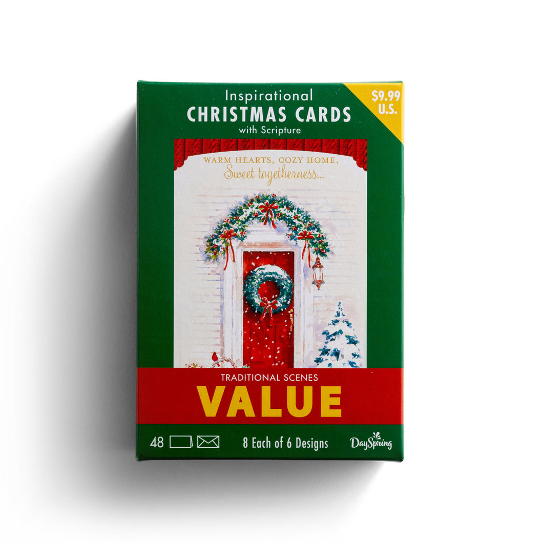 J8844 CHRISTMAS TRADITIONAL SCENES VALUE BOX