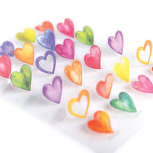 Load image into Gallery viewer, PO0004E - POP UP STICKERS - WATERCOLOR HEARTS