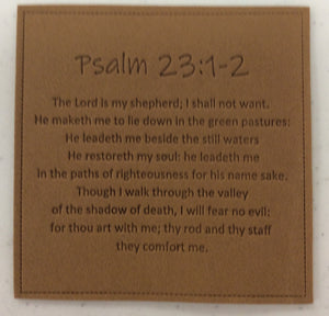 PT23090 - THE LORD IS MY SHEPHERD - PATCH THROW