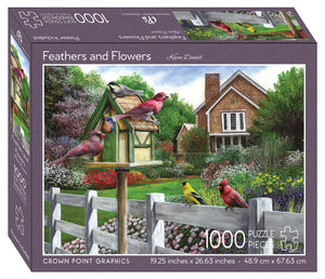 92245 - Feathers and Flowers - 1000 Piece Puzzle