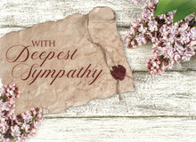 Load image into Gallery viewer, S22608 - VINTAGE FLORAL - SYMPATHY - KJV