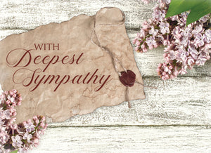 S22608 - VINTAGE FLORAL - SYMPATHY - KJV