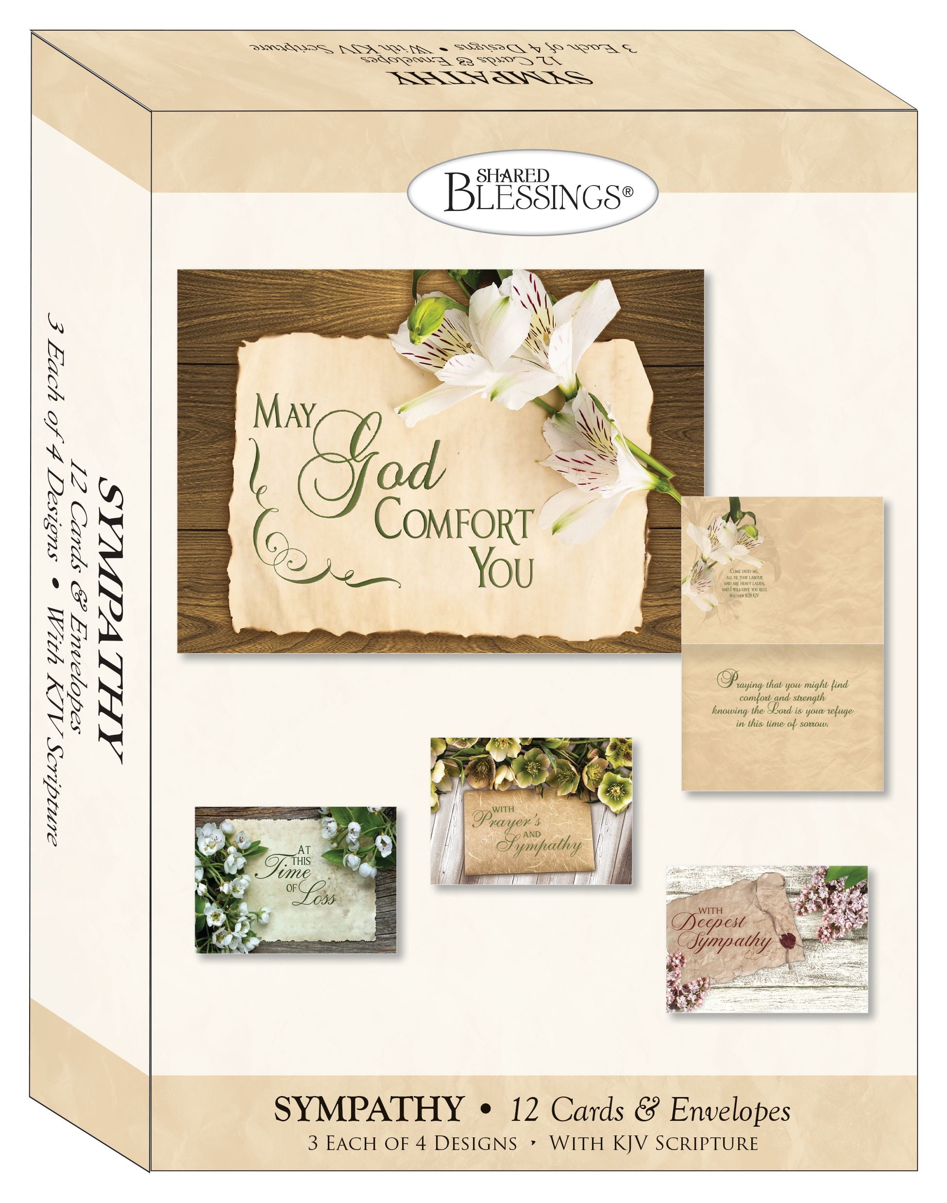 S22608 - VINTAGE FLORAL - SYMPATHY - KJV – McBeth Corporation
